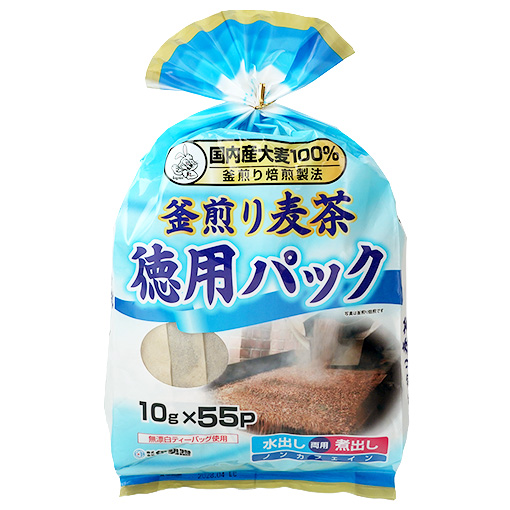 釜煎り麦茶（徳用パック） / 10g×55P