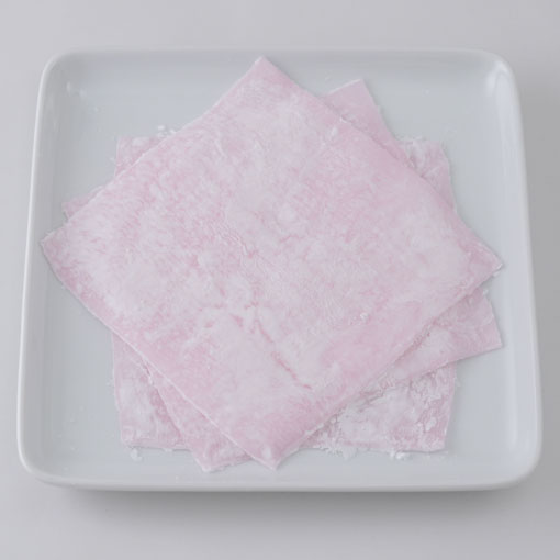 冷凍ぎゅうひクレープ(紅)12cm角 / 35g×10枚