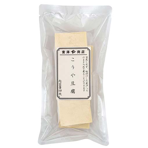 こうや豆腐 / 4枚