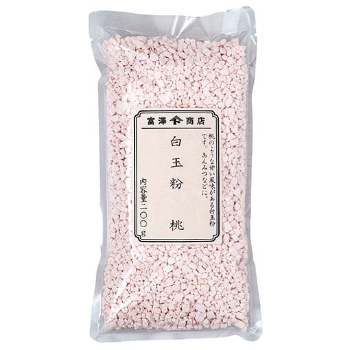 白玉粉　桃 / 200g