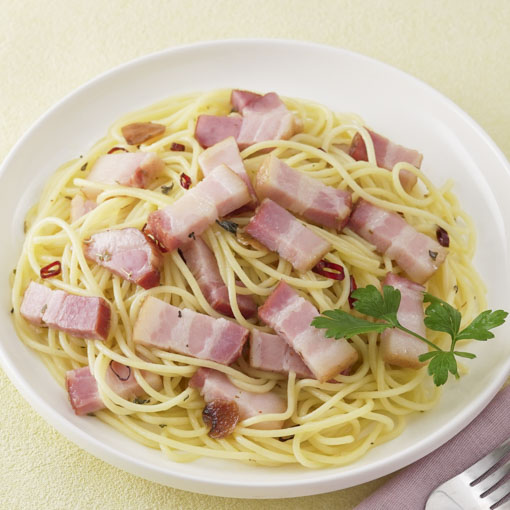 大山ハム 乾塩ベーコン8mmスライス / 500g