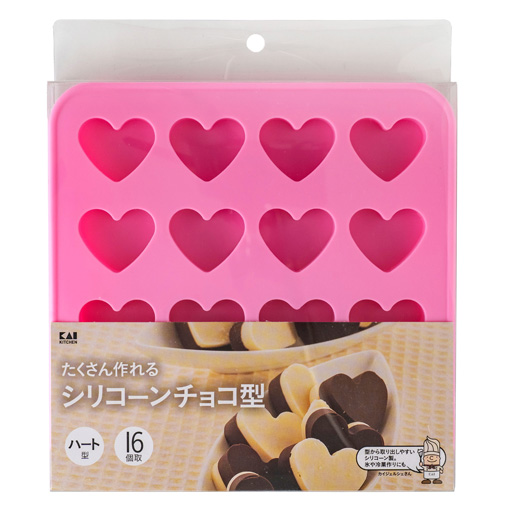 シリコーントレー16個取 ハート / 1個