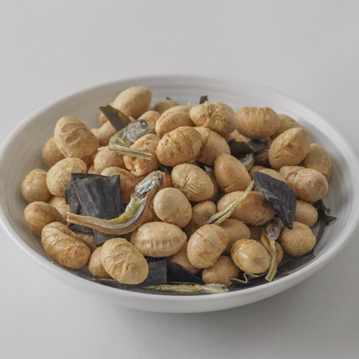 富澤の豆菓子 おだし豆と小魚と昆布 / 75g