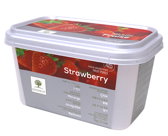 冷凍ラビフリュイ ピューレ(フレーズ)砂糖不使用