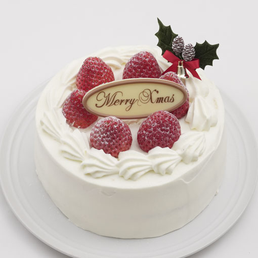 メリークリスマスプレート　白 / 1個