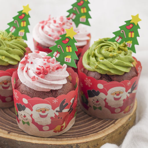 ケーキカップ（サンタファミリー） / 1セット（5枚）