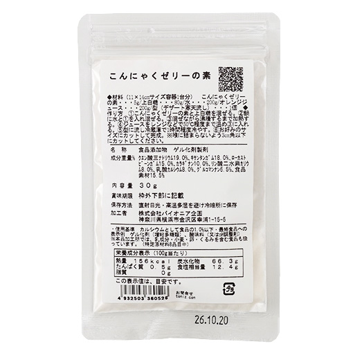 こんにゃくゼリーの素 / 30g