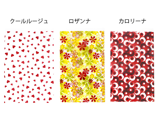 転写シート(3柄・デザイン) / 3柄各1枚