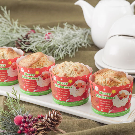 ペットマフィン（ウェルカムサンタ） / 1セット（5枚）
