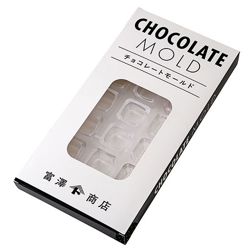 PSチョコレートモールド 正方形 / 1個