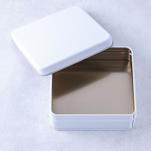 Candy缶 スクエア ミルク / 1個