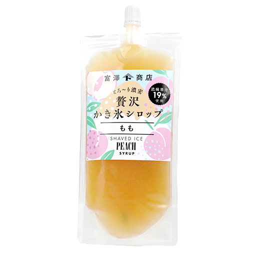 とろ～り濃密 贅沢かき氷シロップ もも