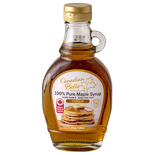 カナディアンベル ピュアメープルシロップ / 250g(189ml)