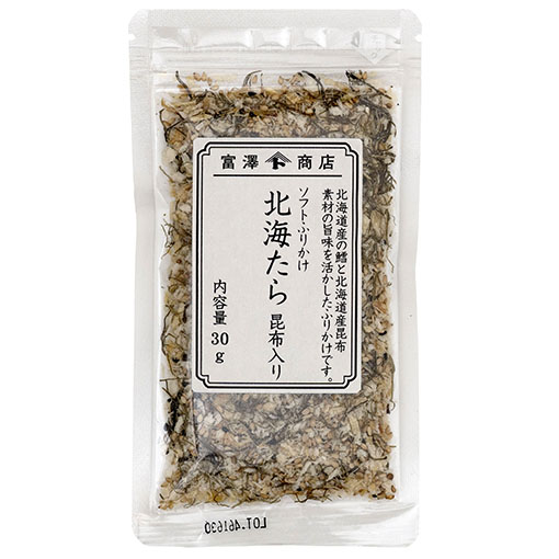 ソフトふりかけ 北海たら 昆布入り / 30g