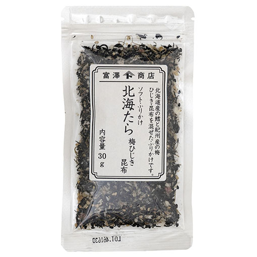 ソフトふりかけ 北海たら 梅ひじき昆布 / 30g