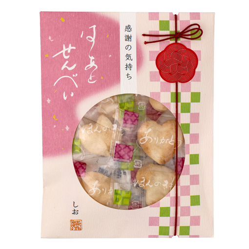 和紙袋 はあとせんべい しお / 1個(13g)