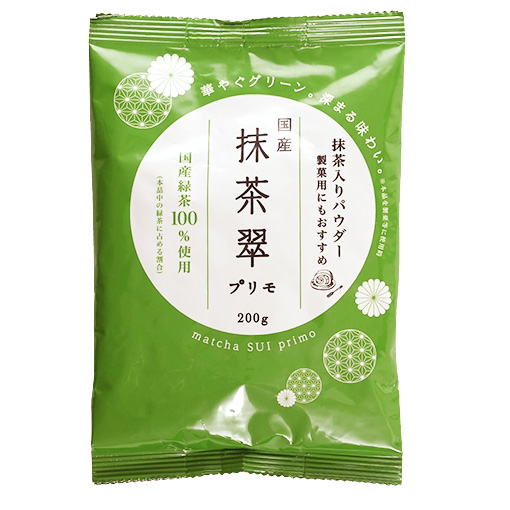製菓用抹茶パウダー 抹茶翠プリモ / 200g
