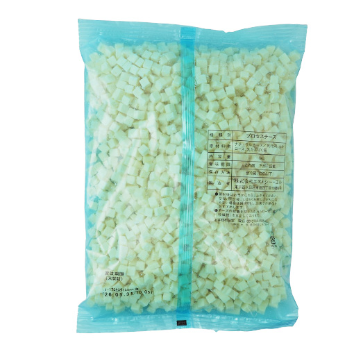 J-1プロセスチーズダイスカット8mm / 1kg