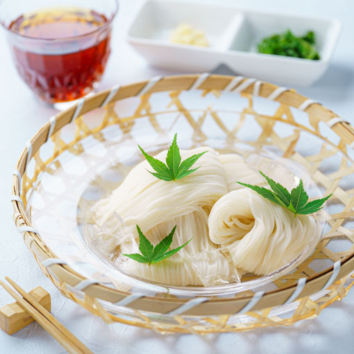 国産原料 五代目麺師大士 おいしい三輪そうめん極細 / 200g