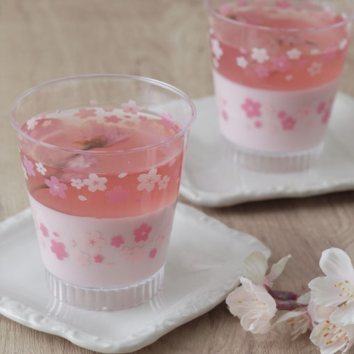 クリアカップ　IK71φ160ルチア　桜　PS / 5個