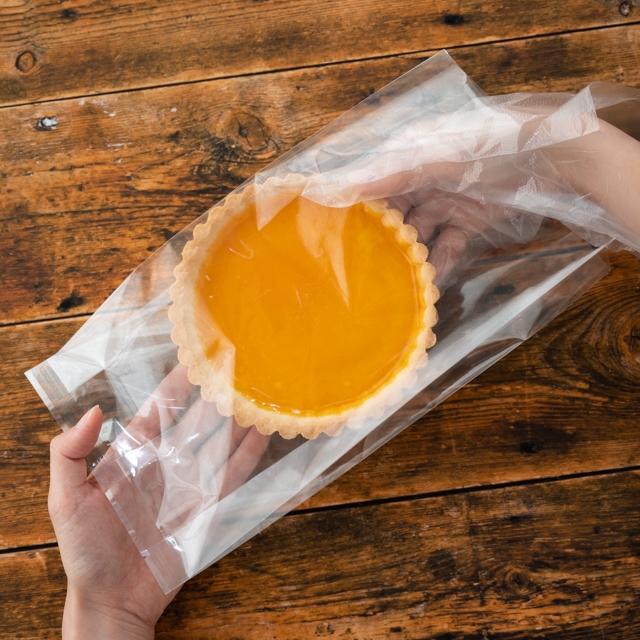 ガス袋 無地スイーツパック/クリア OB-208 横マチ / 50枚