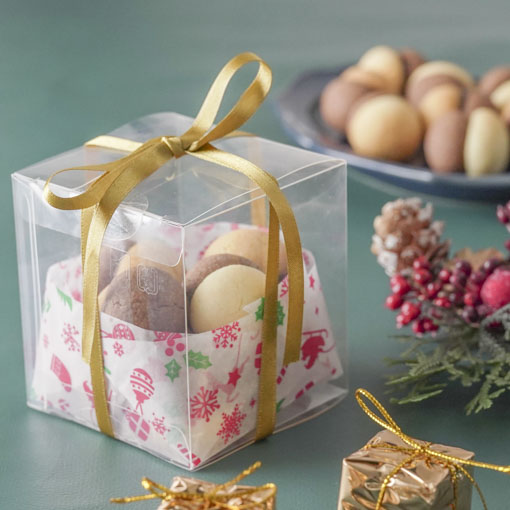 ワックスペーパー (クリスマスカラー) / 1箱(50枚入)