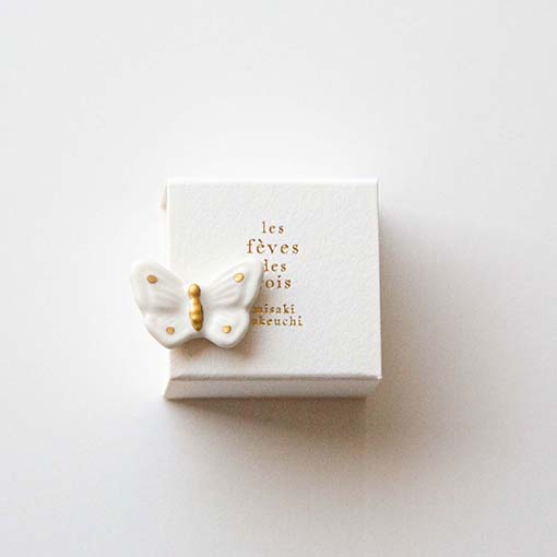 フェーブ 蝶 (金彩) / 1個