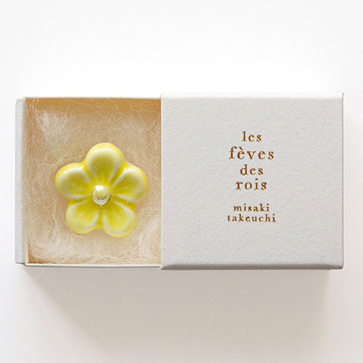 フェーブ 小花 (黄色) / 1個