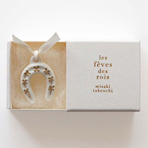 フェーブ 四葉の馬蹄 (リボン付き) / 1個