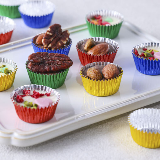 4色アルミチョコカップ / 20枚