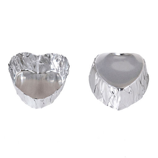 ハートアルミチョコカップ / 20枚